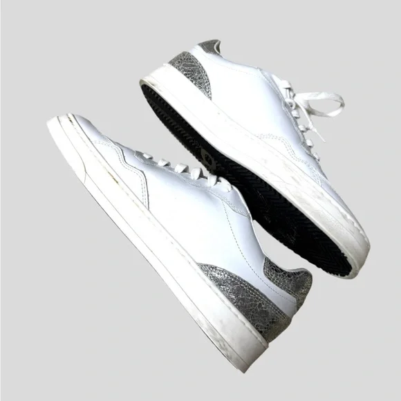 P448 Bali Sneakers Silver and White size 39 - Picture 6 of 8
